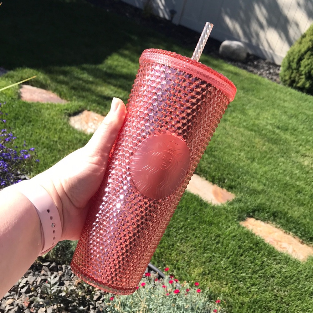 Rare Starbucks rose gold studded tumbler 2019